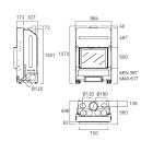 Recuperador de Calor a Lenha G 300 (Porta Guilhotina) - Rocal
